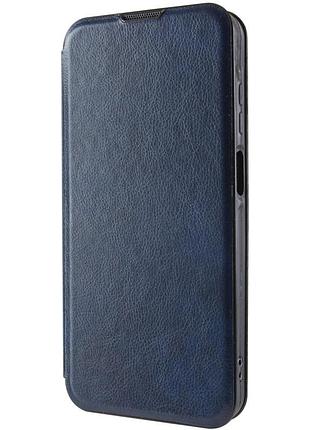 Шкіряний чохол-книжка belora для motorola edge 50 fusion midnight blue