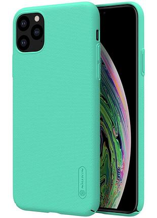 Чехол nillkin matte для apple iphone 11 pro max (6.5") бирюзовый / mint green