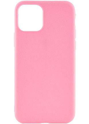 Силиконовый чехол candy для apple iphone 12 pro max (6.7") розовый