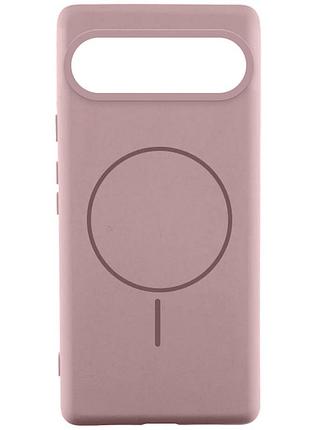 Чехол silicone cover lakshmi (aa) with magnetic fit для google pixel 10 / 10 pro розовый / pink sand