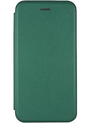 Шкіряний чохол-книжка classy для samsung galaxy a57 5g зелений