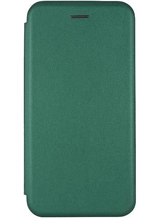 Шкіряний чохол-книжка classy для motorola moto g56 5g зелений