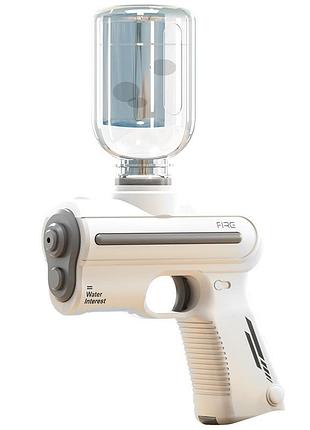 Водяний акумуляторний пістолет water gun 9007b (200ml) with lithium battery white