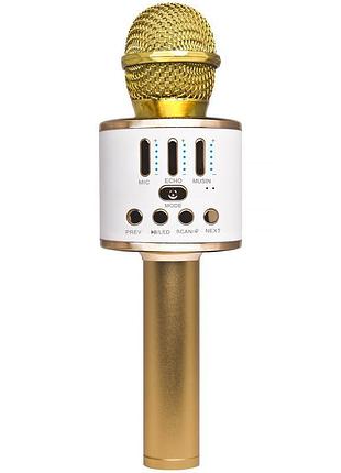 Караоке микрофон-колонка q88 golden