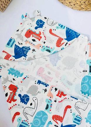 Уголок детский новорожденным для/после купания из фланели 80×80 см