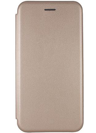 Шкіряний чохол-книжка classy для xiaomi redmi note 15 4g/5g (eu) золотий