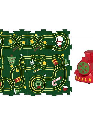 Розвиваюча іграшка-пазл sht xdl588-19 merry christmas (13pcs) green