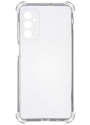 Tpu чохол getman ease logo посилені кути full camera для samsung galaxy a27 безбарвний (прозорий)