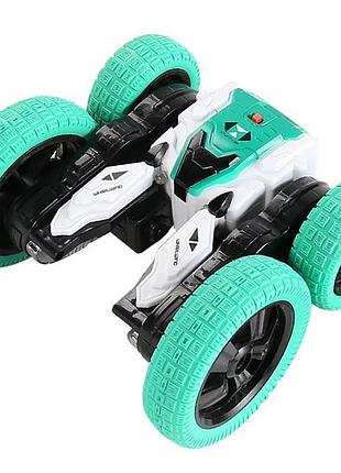 Машинка на радиоуправлении sht dw02a trick and flip rc car 2.4g green