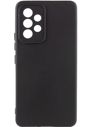 Чехол tpu getman liquid silk full camera для samsung galaxy a53 5g черный / black
