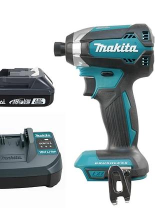Акумуляторний ударний шурупокрут makita lxt dtd153z + blb182 + dcb18wa