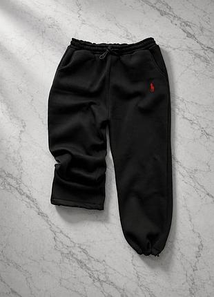 Черные спортивные штаны polo ralph lauren, джоггеры поло ральф лорен на резинке l