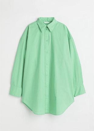 Оверсайз сорочка рубашка h&m