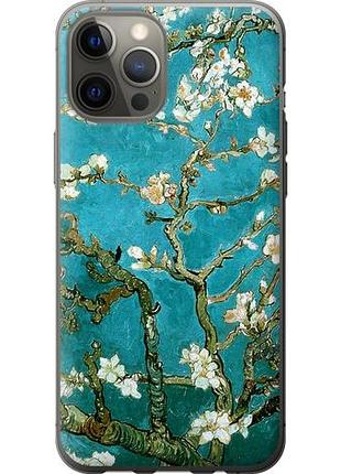 Чехол на iphone 12 pro max винсент ван гог. сакура из пластика fch_0157401