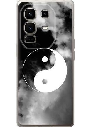 Чехол на infinix note 50 pro+ инь и янь из силикона fch_0159106