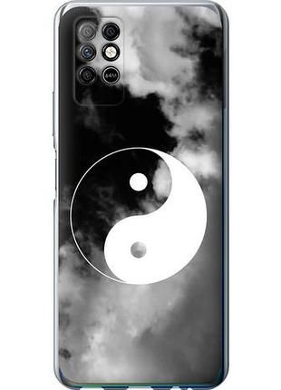 Чехол на infinix note 8 инь и янь из силикона fch_0159035