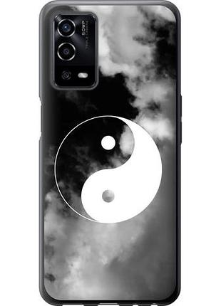 Чехол на oppo a55 инь и янь из силикона fch_0159072