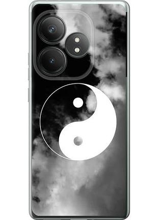 Чехол на realme gt neo6 se инь и янь из силикона fch_0159092