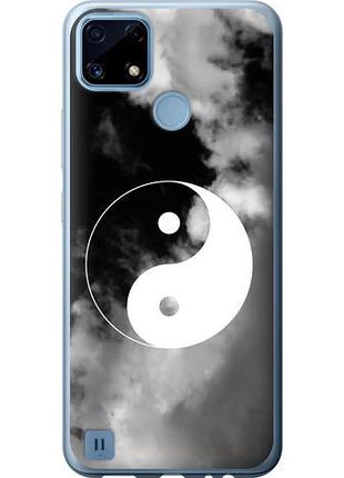Чехол на realme c21 инь и янь из силикона fch_0159030