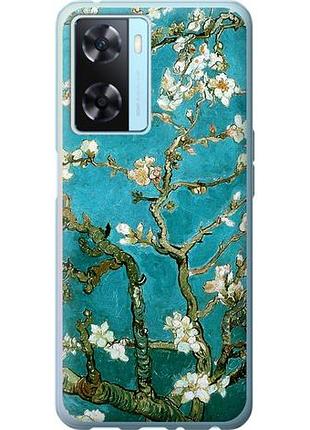 Чехол на oppo a57s винсент ван гог. сакура из силикона fch_0157406