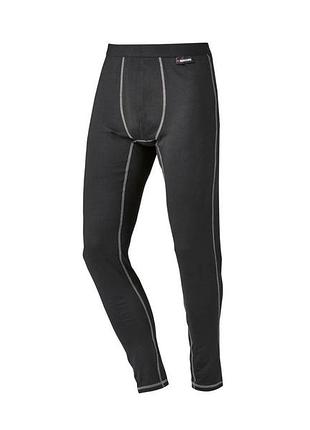Термо-штаны хлопковые трикотажные для мужчины parkside lycra® 425008 l черный