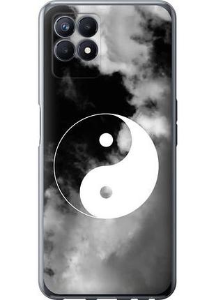 Чехол на realme narzo 50 инь и янь из силикона fch_0159143
