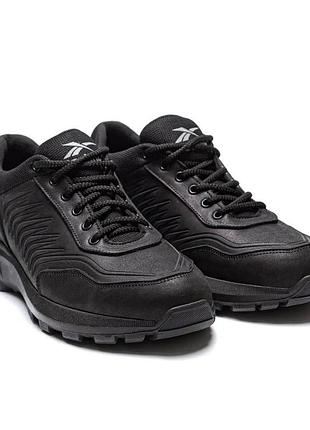 Мужские демисезонные кроссовки reebok черные