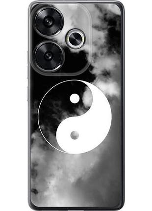 Чехол на xiaomi poco f6 инь и янь из силикона fch_0159141