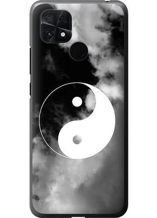 Чехол на xiaomi poco c40 инь и янь из силикона fch_0014830