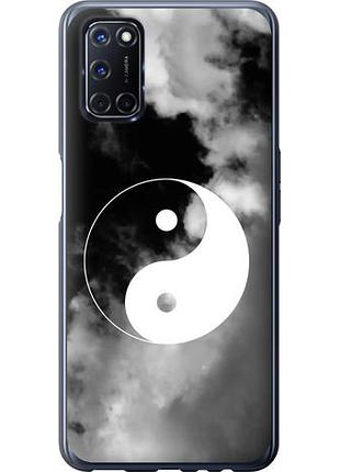 Чехол на oppo a52 инь и янь из пластика fch_0159044