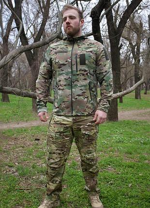 Куртка тактическая klost double weave hood мультикам, s