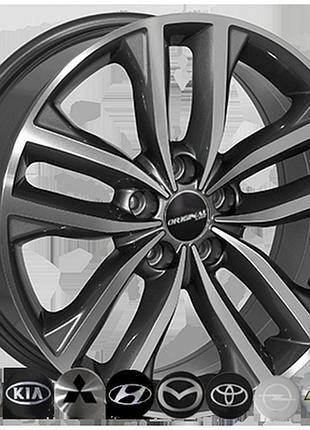 Диск колісний zw-bk846 gp r17*7.0j pcd5*115 et40 dia 70.2 литий легкосплавний