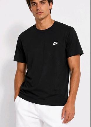 Футболка мужская nike / найк черная чоловіча футболка майка br-st