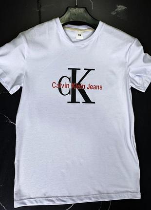 Футболка мужская calvin klein / кельвин кляйн чоловіча футболка поло майка br-st xl