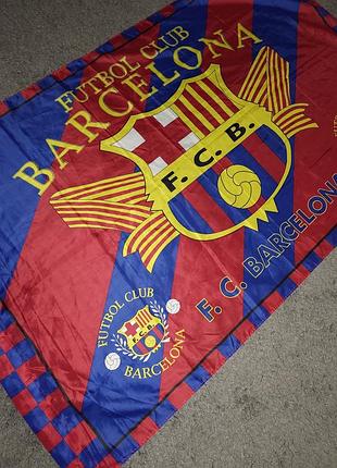 Флаг fc barcelona - большой (144х89 см)