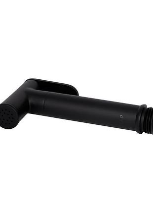 Лійка для гігієнічного душу округла qtap rucni black matt (qt889910842855ob)