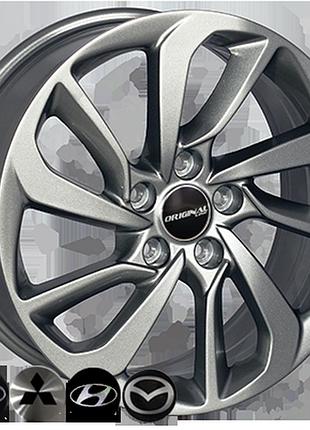 Диск колісний zf-tl0417 darksilver r17*7.0j pcd5*114.3 et51 dia 67.1 литий легкосплавний
