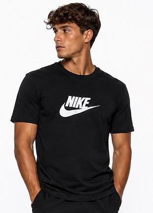 Футболка мужская nike / найк черная чоловіча футболка майка br-st