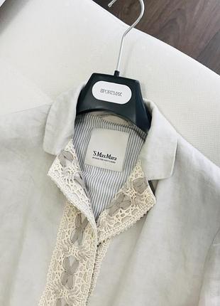 Великолепный льняной жакет max mara