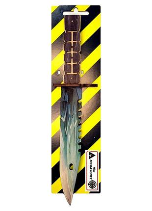 Сувенірний дерев'яний ніж "so-2 m-9 bayonet dragon glass" so2m9-d