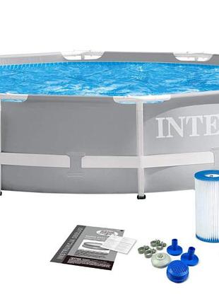 Бассейн каркасный 26702 фильтр-насос 1250 л/г., р.305х76 см, 4485л intex