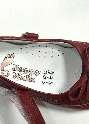 Кожаные ортопедические туфли для девочек 3