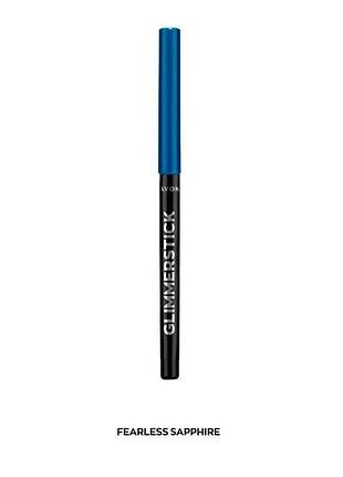 Олівець для очей класичний avon glimmerstick fearless sapphire сміливий сапфір 0.28 г