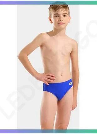 Плавки arena tales swim briefs для мальчиков с защитой upf 50+ синего и желтого цвета 128 см sku_009086-802