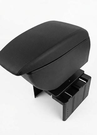 Підлокітник - універсальний чорний 15см / 4 usb+1 type-c висувний/ підсклянник "milex" ps-u10005