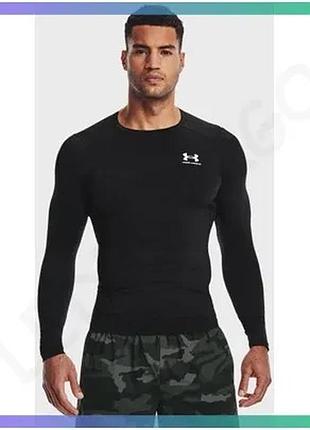 Лонгслив under armour hg armour comp черный xxxl для мужчин спортивный стиль быстросохнущий материал sku_1361524-001