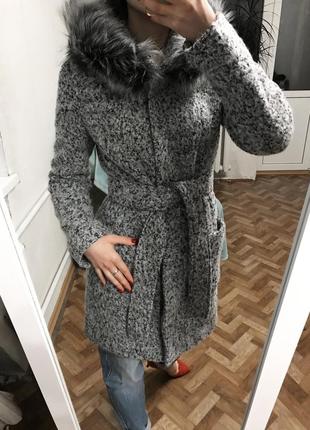 Вовняне пальто жіноче зимове