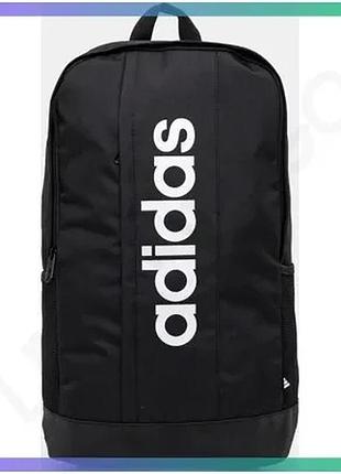Рюкзак adidas linear backpack 18,5l чорний унісекс спортивний стиль для подорожей і навчання sku_jd9556