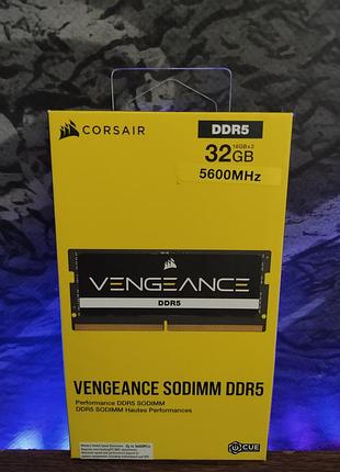 Оперативная память для ноутбука corsair vengeance 32gb 2x16gb ddr5 5600mhz sodimm cl48