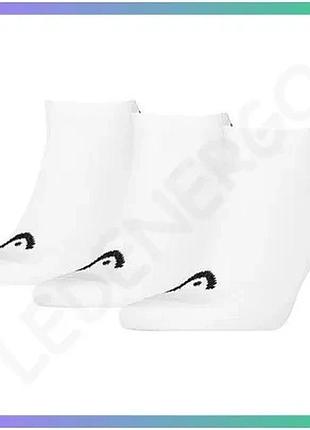 Спортивные носки head elements all sports sneaker 3p белые для мужчин 35-38 хлопок 73% sku_701229011-002